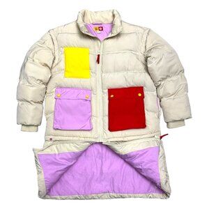 LEGO Deconstructed Winter Puffer Parka Insulated Vest & Coat Womens Small